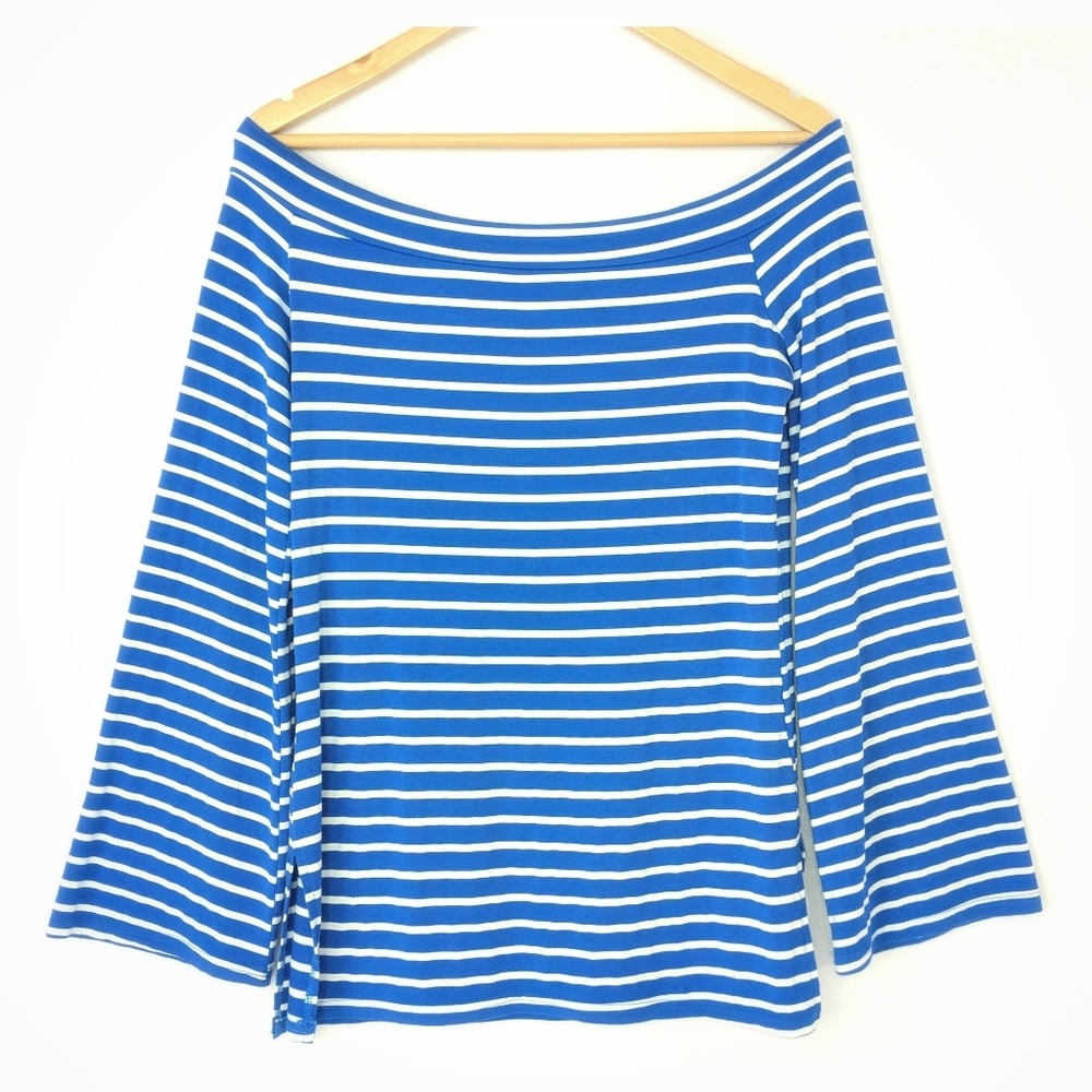 ZJCT Women's Off Shoulder Long Sleeve Shirt size L